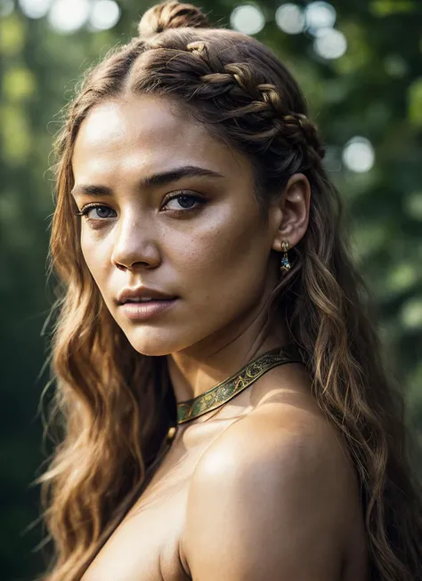 A stunning intricate full color portrait of (sks woman:1) as (viking warrior), (barbarian),  epic character composition, by ilya kuvshinov, alessio albi, nina masic, sharp focus, natural lighting, subsurface scattering, f2, 35mm, film grain, <lora:lora_tessa_v1_from_v1_160:1>