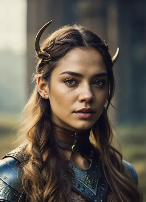 A stunning intricate full color portrait of (sks woman:1) as (viking warrior), (barbarian), epic character composition, by ilya kuvshinov, alessio albi, nina masic, sharp focus, natural lighting, subsurface scattering, f2, 35mm, film grain, <lora:lora_tessa_v1_from_v1_160:1>