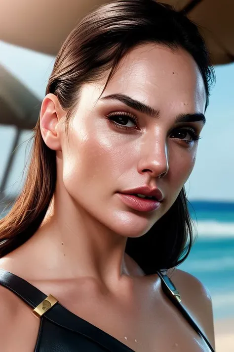 (CR-G4lG4dot-frankyfrank2k:0.9), face closeup photo of woman, (slick hair:1.0), (oiled shiny skin:1.0), (tilted angle shot:1.0),
