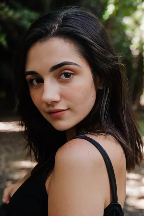 <lora:SafiyaNygaard:0.8>, full color portrait of a young woman, wearing black clothes, natural light, RAW photo, subject, 8k uhd, dslr, soft lighting, high quality, film grain, Fujifilm XT3