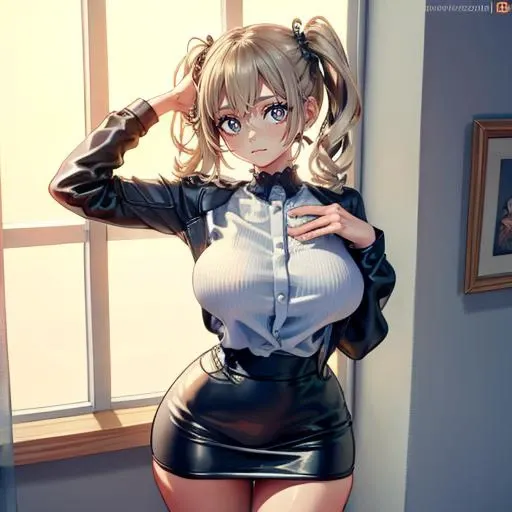 <lora:xxNIKICHENxx_v0.1a-000002:1> 1girl, short pigtails hair, Legs behind head, wearing Boob window long sleeve shirt and Leather mini-skirt , masterpiece, best quality, grey eyes, detailed face and eyes, detailed face, Pretty pupils, intricately detailed eyes, looking to viewer, highly detailed, masterpiece, best quality, ultra detailed, insanely detailed, 4k, 8k, Masterpiece, best quality, highly detailed photo, highest quality,