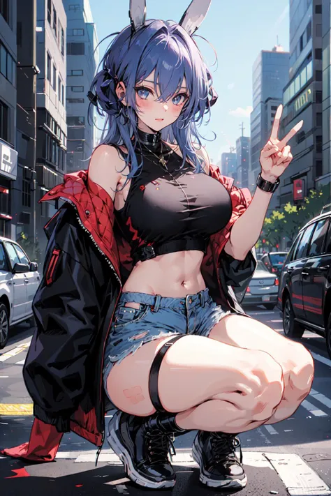 (masterpiece:1.2), best quality,PIXIV,
cool girl,newJersey ,
street,(big breast),short shorts,
<lora:cool girl_20230913102000:0.7:1,1,1,1,1,1,1,1,1,1,1,1,1,1,1,0,0> <lora:newJerseyAzurlaneFull_newJerseyOriginBunny:0.8:CHARACTER>