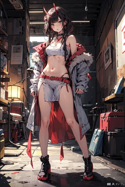 (masterpiece:1.2), best quality,PIXIV, cool girl, full body, noshirodress,navel,
<lora:cool girl_20230913102000:0.7:1,1,1,1,1,1,1,1,1,1,1,1,1,1,1,0,0> <lora:noshirodress:0.8:CHARACTER>
