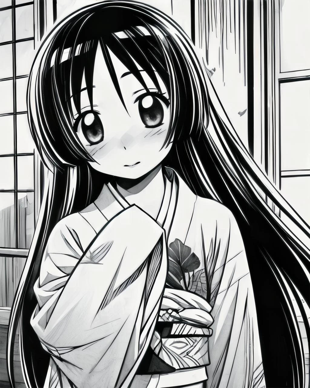 (best quality, masterpiece, highly detailed, ultra high res:1.3),
<lora:SaginomiyaIsumi:0.8>, 1girl, solo, (monochrome),SaginomiyaIsumi,upper body,
<lora:add_detail:0.6>