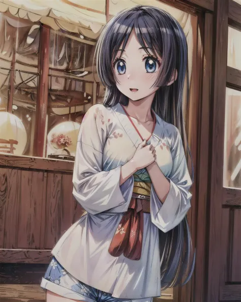 (best quality, masterpiece, perfect eyes, highly detailed, ultra high res:1.3),
<lora:SaginomiyaIsumi:0.8>, 1girl, solo, (SaginomiyaIsumi:1.3),wearing casual clothes,shirt,shorts,cowboy shot,excited,happy,at amusement park
<lora:add_detail:0.6>
