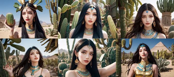 (otherworldly, otherworldly atmosphere, otherworldly appearance), highly insanely detailed, masterpiece, top quality, best quality, highres, 4k, 8k, RAW photo, collar, earrings, jewelry, necklace, armlet,
(long_hair, long hair, random colors cloth, random colors hair, random long hair, dynamic hair, glowing hair, hair over one eye),
(eyelashes, eyeliner, eyeshadow, eyelashes),
makeup,
(dynamic pose), nsfw,
((ancient egyptian theme)), golden ornaments,
1girl, (portrait),
((desert, Mexico, cacti)),
<lora:JediStyle:1>, JediStyle a grove of mechanical trees swaying to the rhythm of coded breezes, (tranquil:0.6), (serene:0.5),
BREAK
scenery, (ancient egyptian ruins), (fantasy world)