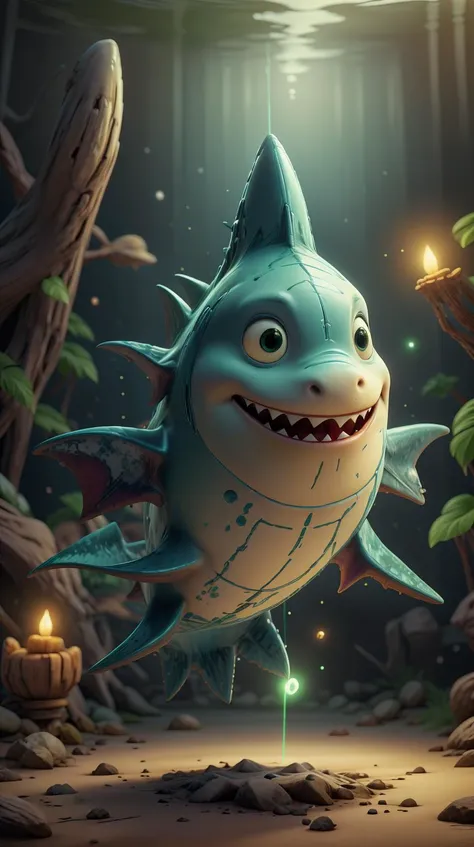watercolor, <lora:JediStyle:1.2>JediStyle shark, magical VFX, tranquil, serene, (Masterpiece:1.3) (best quality:1.2) (high quality:1.1)