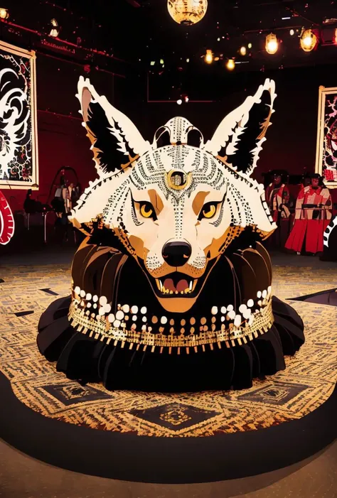 a wolf by KsmRm <lora:KsmRmA:1>, masterpiece, official art, best quality, intricate details
