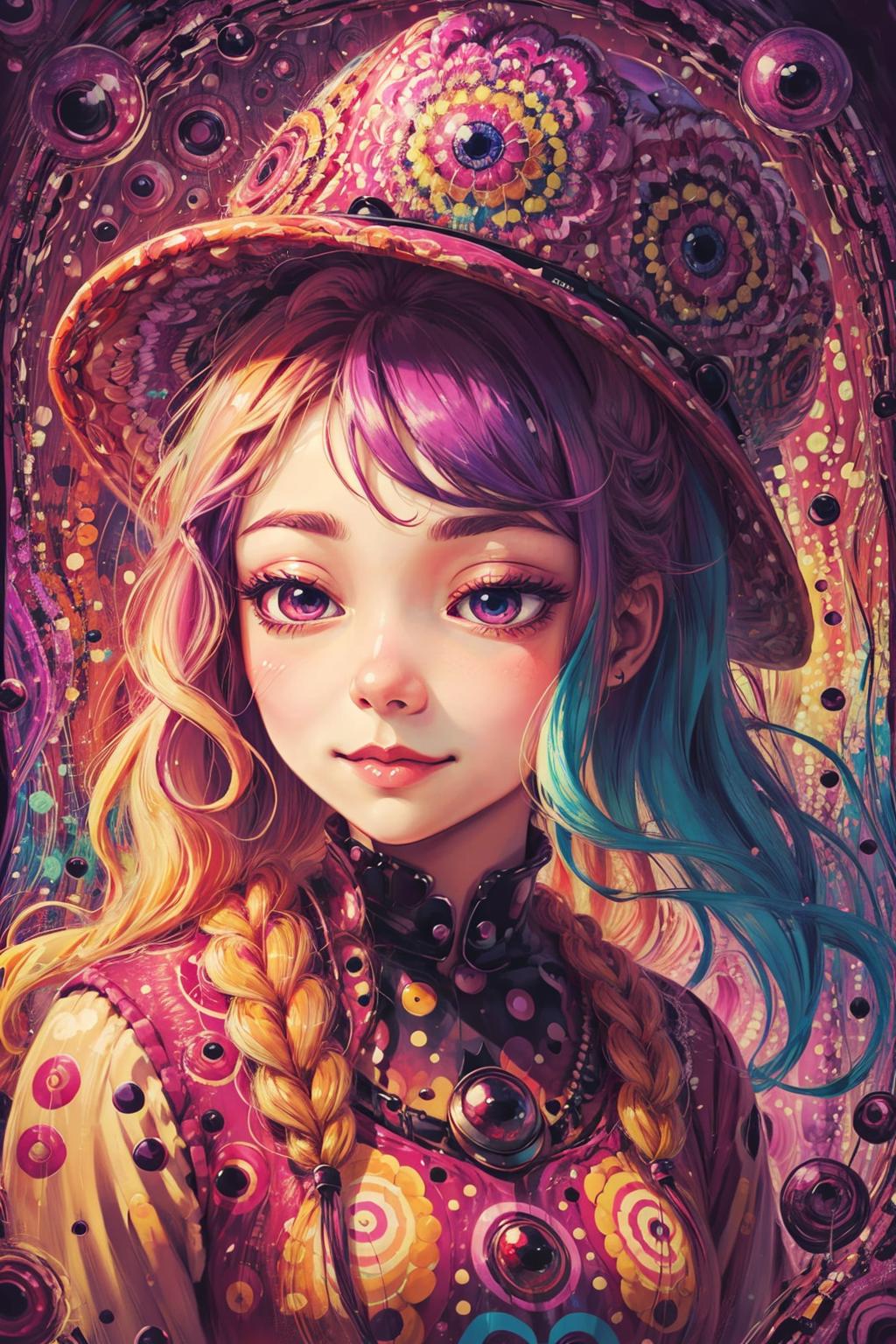 Kusama Rooms - colours, curves, and polkadots 草間 v1.0 Animated