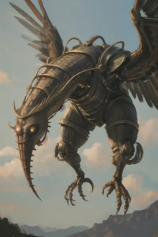photo of a bigdaddy giant bird flying , sharp details, (8k uhd) masterpiece, realistic, realism, high contrast, digital art trending on Artstation 8k HD high definition detailed realistic, <lora:bigdaddy:0.5>