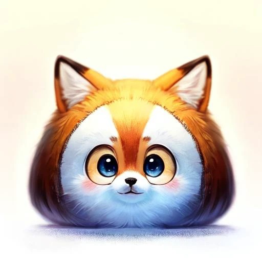 Fox hound, Cute and adorable cartoon, fantasy, dreamlike, surrealism, super cute, trending on artstation