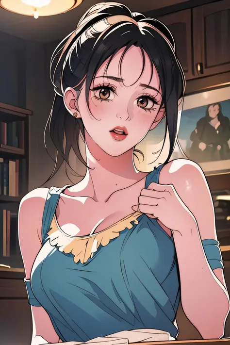 Personagem mulher estilo a seios lindos redondos e firmes tompunk Fiona rainha Anna de Arendelle com marcas de guerras Imagem de desenho animado de uma mulher .Ilustra??o estilo desenho animado, estilo de arte dos desenhos animados, estilo de arte dos desenhos animados, digital illustration style, estilo atompunk design de personagens altamente detalhado, arte digital detalhada coragem, Forest fan art, Design de personagens de retrato, beautiful digital illustration, retrato de alta qualidade, Arte em quadrinhos, mulher jovem cabelo com transas lindas . Queen Anna of ArendelleBeautiful lined eyes Medium large bust and wonderful sexy clothes. image expression of sexual desire from waist to head illustration Queen Anne of Arendelle atompunk style Fallout 4 style pose beautiful round and firm breasts playboy magazine Character Christina Ricci black hair style Morticia AddamsCartoon image of a woman .cartoon style illustration, estilo de arte dos desenhos animados, estilo de arte dos desenhos animados, digital illustration style, design de personagens altamente detalhado, arte digital detalhada fofa, City fan art, Design de personagens de retrato, beautiful digital illustration, retrato de alta qualidade, Arte em quadrinhos, jovem expressando desejo sexual. Corpo inteiro esculturalStoryboard em quadrinhos:1.8, Cartoon tirinhas,tirinha:: Jennifer Lawrence,Selena Gomez(1 mulher) O corpo inteiro de uma loira de 30 anos,Dressed in a nice captain's wife's suit ,Em uma casa futurista, estilo de quadrinhos da Marvel, hiper HD, Ultra-HD 24K