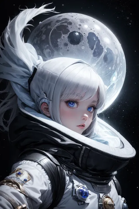 masterpiece, best quality, the space princess of the moon