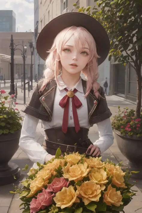 1girl, solo, full body, (masterpiece:1.21), (best quality:1.2), colorful, (illustration:1.2), (cinematic lighting:1.1)
<lora:aceTaffy_loraVer:1><lora:beautifuleyeslikeness_halfBody:0.2>

In this whimsical and fantastical garden, the scene is illuminated by a rainbow of (colorful fireflies), dancing and fluttering in the air. The garden is decorated by a gentle (drizzle), creating a misty and ethereal atmosphere. In the center of the scene, there is a single girl, an extremely delicate and beautiful girl, with cute features and an innocent expression. Her long hair is flowing with the wind. She is wearing no shoulder straps dress, which is ultra low cut, highlighting her delicate curves.

The lighting is very delicate and beautiful, creating a soft and warm glow that highlights the water, making it sparkle like diamonds. The finest grass is also illuminated, creating a lush and verdant carpet. The garden is surrounded by colorful flower fields, with blooms of every color and shape. (Colorful butterflies), of every shade and size, can be seen fluttering around the scene, adding to the overall sense of wonder and magic. (look ai viewer),A blush can be seen on her nose, and her mouth is slightly open, adding to the overall sense of innocence and youthfulness. Falling petals can be seen floating around her, adding to the overall sense of romance and beauty. A gentle wind is blowing through the scene, making the leaves rustle and the flowers sway, adding to the overall sense of movement and life. This is a scene of pure wonder and magic, filled with color and beauty, where the viewer can lose themselves in the enchanting and captivating world.