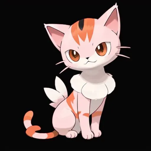pokemon, ((cat)) , fairy and dark types, cute, masterpiece, high quality, best quality, high-definition, ultra-detailed <lora:pokemerge:1>