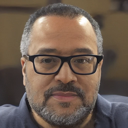 a handsome man wearing glasses