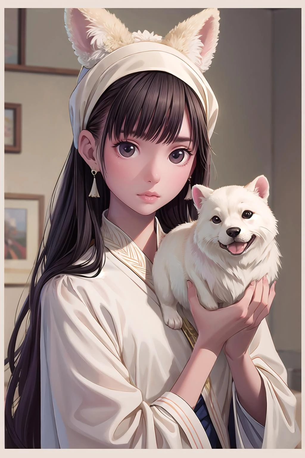 masterpiece, best quality,ivory theme