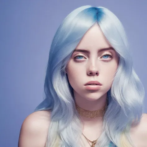 Make Billie Eilish with huge and delicious breasts 