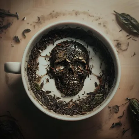 martius_tea skull <lora:Tea_Leaf_Reading_Style_SD15:1.2>