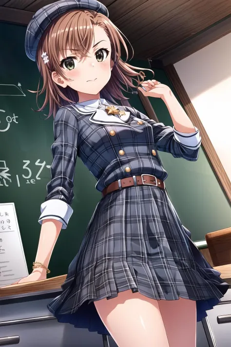 masterpiece, best quality, detailed face,(ultra hi res:1.2),(illustration:1.3),(game cg:1.2),(official concept art: 1.2),
(1girl:1.5),
(15 years old:1.2),
kawaii,
(classroom:1.1),
BREAK
(midlle breasts:1.1) ,
(slender),
(cdy:1.3),
<lora:suiseicos_V3:0.8>,
BREAK
<lora:add_detail:0.5>
(small breasts:1.1),
<lora:aCertainScientificRailgun4in1_v1:0.8>
Misaka Mikoto,