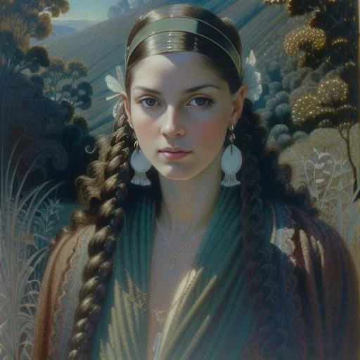 (Award Winning Painting:1.3) of (Ultrarealistic:1.3),(Hopeful:1.3) a (full body:1.5) professional photo of a Prehistoric 20 year old Celtic Sorceress sitting on a stone, wilderness, prehistoric misty moorland landscape, Celtic shrines, (long flowing untamed charcoal hair), beautiful detailed face, beautiful detailed hands, beautiful bare detailed feet, beautiful detailed toes, 8k, (highly detailed), ((photorealistic):1.5), vivid colors, (perfect anatomy :1.4), medium breasts, muscular female, toned body, smirk, (druid outfit:1.3), azure magical glittering gossamer robes, jewelry adorned sheer fabric, prehistoric human, tribal, bone hair ornament, pelvic curtain, analog style, artificial-journey style, stone circle, wandering mage, 50 BC, spider silk veil, metal jeweled headband, facing viewer, looking at viewer, masterpiece, best quality, beautiful detailed eyes, vanishing point, 1girl, solo, depth of field, Sharp focus, full color, magical, dynamic, fantasy, paleoart, by George R.R. Martin and Michael Moorcock, detailed landscape, magical, realism, perfect rendered face, perfect face details, oil on canvas, new realism, professional majestic oil painting, detailed hands, (art by Sam Toft, by Ilia Repin, by Miles Aldridge, by johan Grenier, by greg rutkowski, by greg hildebrandt, by tim hildebrandt, by Albrecht Anker, by Anders Zorn, by Alex Boyd, by Even Mehl Amundsen, by mike "daarken" lim, by Adrian smith, by paul dainton, by karl kopinski, by Clyde Caldwell, by James Gurney, by Kinuko Y. Craft, by Renee Knipe, by Daniel R Horne, by Keith Parkinson, by Jeff Easley, by Larry Elmore, by Jody A Lee, by Justin Sweet, by Armand Cabrera, by Frank Frazetta, by Rolf Armstrong, by Cicely Mary Barker, by Enoch Bolles, by William-Adolphe Bouguereau, by Gaston Bussière, by John Howe, by Justin Gerard, by kilart74, by Antonio José Manzanedo, by Angus Mcbride, by Craig Chesek, by Adolphe François Pannemaker, by Alexei Petrovich Bystrow, by ZdenÄk Burian, by Tom Björklund, by Emmanuel Roudier, by Grzegorz RosiÅski, by Dougal Dixon, by Alex Ross, by John William Godward, by John Everett Millais, by Joshua Reynolds, by Giovanni Paolo Pannini, by Thomas Cole, by John Stephens, by Gil Elvgren, by Norman Rockwell, by Mort Künstler, by William Fulton Soare, by Drew Struzan, by Mike Mayhew, by Rowena Morrill, by Richard Hescox, by Harold W. McCauley, by Boris Vallejo and Julie Bell),(by Artist Boris Vallejo:1.3),(Magical Realism:1.3),(Vivid Colors:1.3), (by Artist J.C. Leyendecker:1.3),(by Artist John Romita Jr:1.3),(by Artist Brian Bolland:1.3), (by Artist Donato Giancola:1.3),(by Artist Zdzislaw Beksinski:1.3),(Magical Realism:1.3),(Photorealism:1.3),(80s Art:1.3)