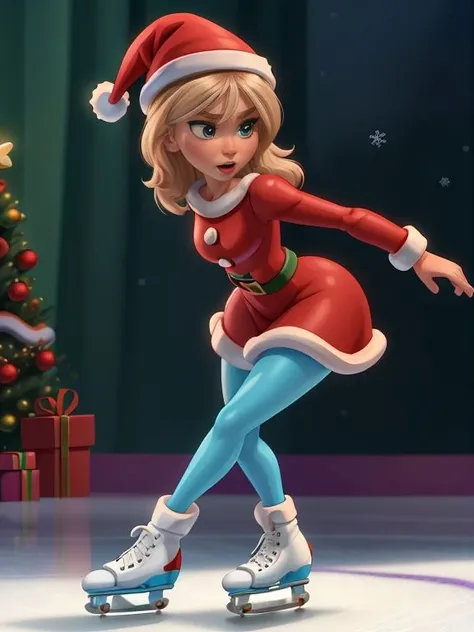 XmasTad,  [Abigail Breslin |Melania Trump], skating rink