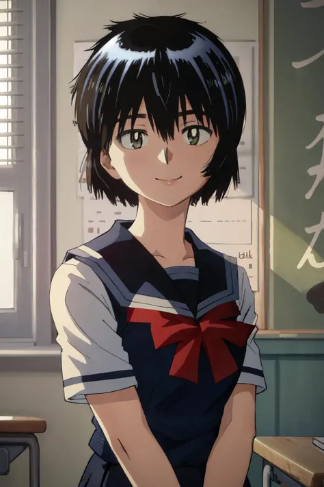 <lyco:MikotoUrabe-v2:1.0>MikotoUrabe, school uniform,serafuku,
(best quality, masterpiece, RAW photo,ultra-detailed:1.2), <lyco:GoodHands-beta2:1.0>,1girl,solo,looking at viewer,smile