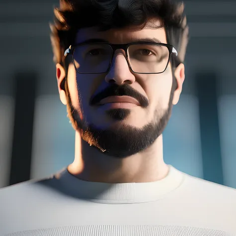 (MarceloMelim person), (MarceloMelim face details), (redshift style), 3d, render, realistic illumination, high details, high quality, metahuman, great reflections, messy hair