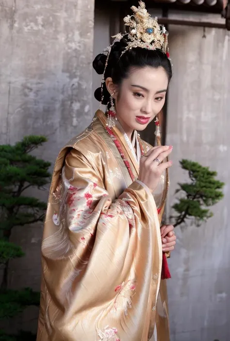 <lora:zhangmin6:0.86:lbw=1,0,0,0,1,1,0,0,1,1,1,1,1,1,1,1,1>zhangmin face,zhangmin body,good hands,perfect hands,
pose,supermodel,
body,good hands,perfect hands,
pose,supermodel,
tree, blurry, 1girl, earrings, depth of field, solo, realistic, weapon, black hair, long hair, jewelry, purple hair, long sleeves, holding, japanese clothes, chinese clothes, wisteria, moon, outdoors, bare tree, hair bun, (chinese traditional style),
(8k, RAW photo, best quality, masterpiece:1.2), (realistic, photo-realistic:1.85), (ultra-detailed:1.8), (highres:1.8),
<lora:epi_noiseoffset2:1><lora:å¤å éå¸:0.54> <lora:more_details:0.35>