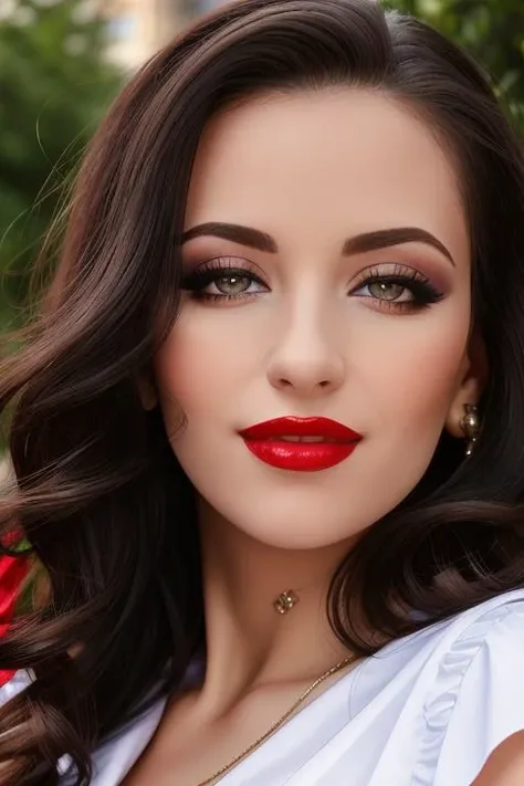 <lora:janadefi-03:0.6>,,janadefi, , photo of a woman, , ((outdoors, city)),smiling, (red lipstick, blush), ((best quality, masterpiece, extreme details, high resolution):1.2),((detailed eyes, beautiful eyes, detailed face, beautiful face):1.2)