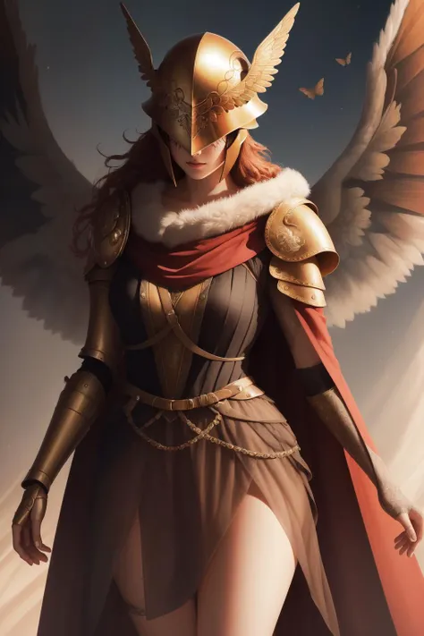 (masterpiece, best quality), intricate details,
1girl, <lora:MaleniaV2:0.8> MaleniaDef, armor, cape, helmet, brown dress, MaleniaRot, wings, covered eyes, scar, butterfly, bug, prothestic leg, single mechanical arm, prosthesis