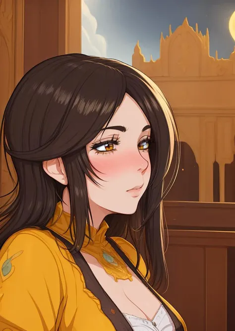 a portrait of a woman in a magical realism art style, blending everyday scenes with fantastical elements
best quality, masterpiece, intricate detail, anime screencap,   <lora:tamarillo:0.8>