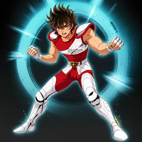 <lora:s3iy4p3g45u5:0.7>,
1boy,
full body,standing,aura effect,