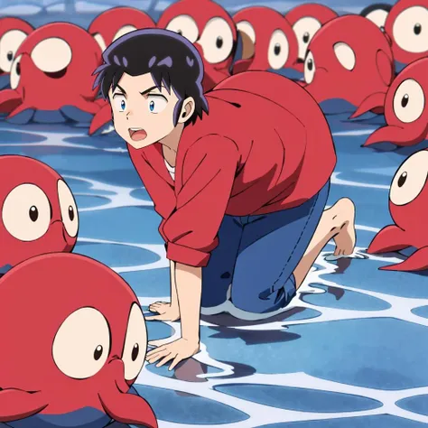 <lora:ShutaroMendou001:0.7>,
ShutaroMendou,1boy,
BREAK
tako,Octopus,