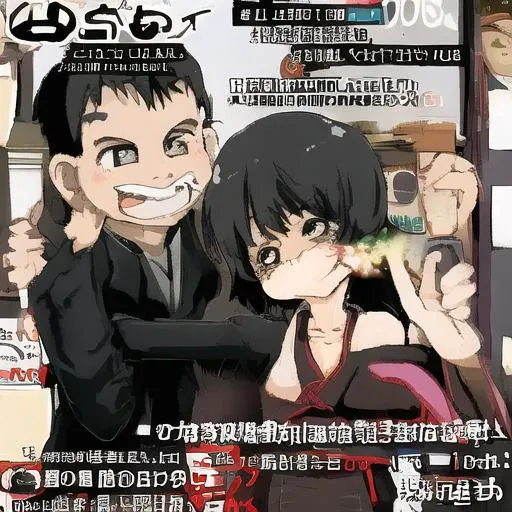 1girl, drunk face, (cross necklece), black suit, black hair, medium hair, no background, japanese text, <lora:shittyOekakiJaggy_v10:1>