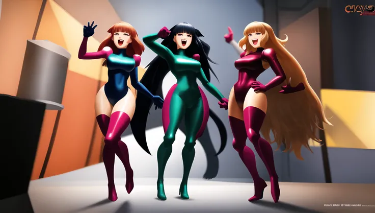 Anime, (vibrant Colors:1), (Pretty Woman:1) Screaming, Standing Pose, digital art, concept art, studio lighting, manga, bright colors, rule of thirds (crazy eyes:1),(crazy smile) <lora:johnsondesuv15-320-e1:0.25> <lora:crazyExpressions:0.8>