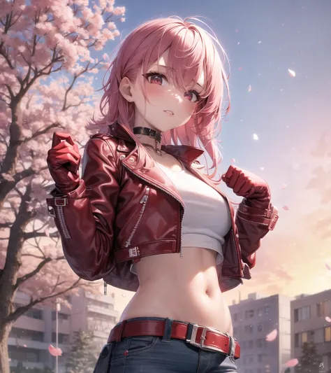red gloves