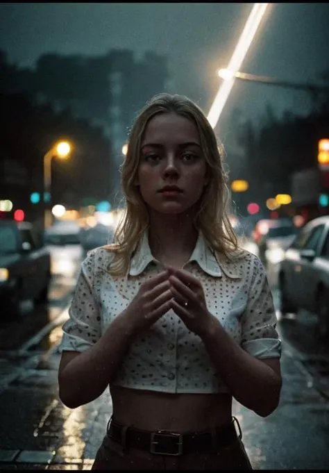 scgirls, blonde, (((masterpiece))),(((best quality))),highly detailed, cinematic film still 1girl, water drops, rain drops, splash detailed,surreal dramatic lighting shadow (lofi, analog),kodak film by Brandon Woelfel Ryan McGinley,vignette,high budget,bokeh,cinemascope,moody,epic,gorgeous,film grain,grainy, poster art, bold lines, hyper detailed, expressive, award winning, intricate details, masterpiece, ring light , looking at viewer, dynamic pose, wide angle view, atmospheric haze, Film grain, cinematic film still, highly detailed, high budget, cinemascope, 2000s vintage RAW photo, photorealistic, candid camera, color graded cinematic, eye catchlights, atmospheric lighting, skin pores, imperfections, natural <lora:SC_GIRLS_V1:1.0>