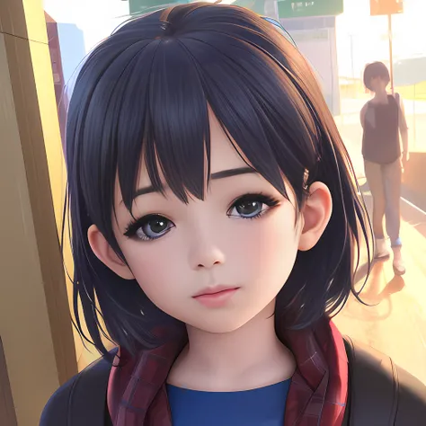 child, Realistic detailed, photorealistic, 4k, shine, rtx, pixiv, instagram, artstation, Portrait, pretty face, cinematic lighting, smooth, sharp focus, trending on artstation, trending on deviantart