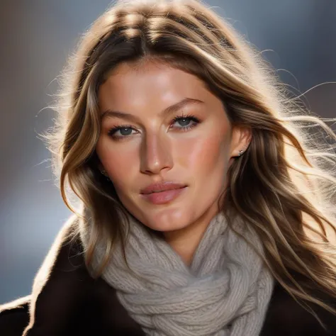 <lora:GiseleBndchen_sdxl:1> GiseleBndchen,, a woman wearing winter clothes, beautiful bone structure, (8k, best quality, masterpiece:1.2), (realistic, photo-realistic:1.37), ultra high res, ultra-detailed, incredibly beautiful girl, 8k uhd, dslr, soft lighting, high quality, film grain, Fujifilm XT3