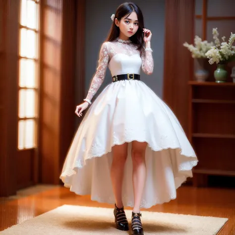 1 girl, full body