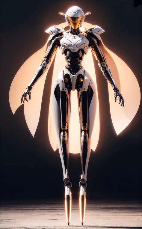 (8k, RAW photo, best quality, masterpiece:1.2),(realistic, photo-realistic:1.4), baimecha_Diablo ,solo,full body, science fiction, helmet, humanoid robot, glowing, sacred geometry,(stained glass:1.3), infrared photography,otherworldly hues,surreal landscapes, unseen light, ethereal glow, vibrant colors, (ghostly effect),