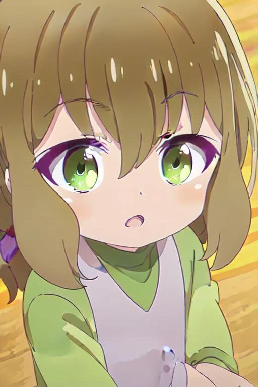 ((((((exorbitantly fantastically beautiful illustrated picture-perfect)))))) ((( shiny ddler shuri , brown hair, solo, 1girl, amethyst green eyes, hair between eyes, anime coloring <lora:Shuri-05:1>))) (((kuma house)))