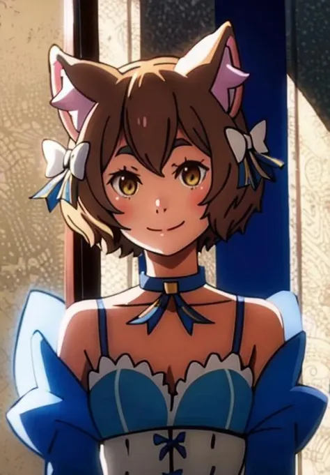 <lora:ReZero:0.8>, smile, solo, closed mouth, Felix,