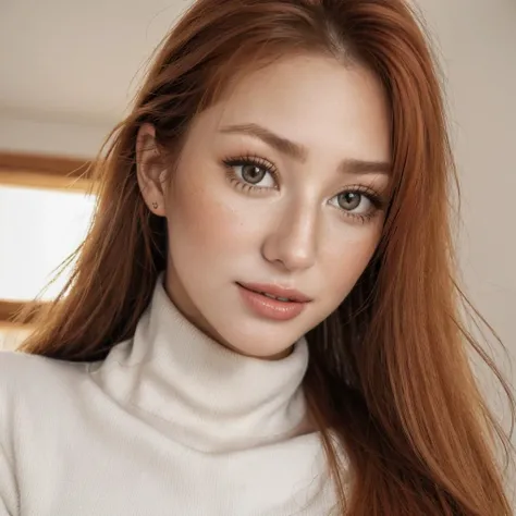a closeup of S321_KaterinaSoria wearing a turtleneck sweater