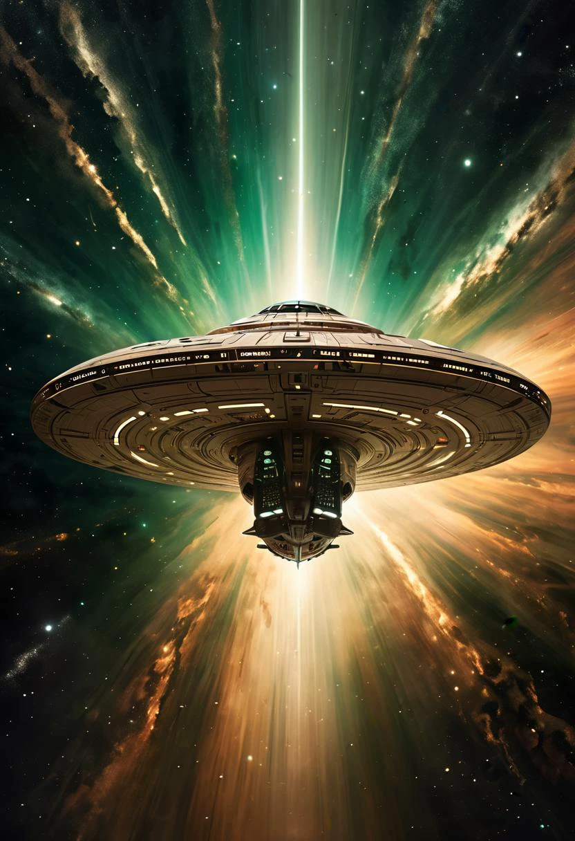 NSFW, art by Eleanor Vere Boyle and Andreas Untersberger, hantu ulat sutera adaptive and halcyon atmosphere with dispersion, refined details, space ship, (brown and ivory dark green colors:0.1), (center composition, symmetry:0.1), style by nty<lora:TWbabeXL01:0.5>