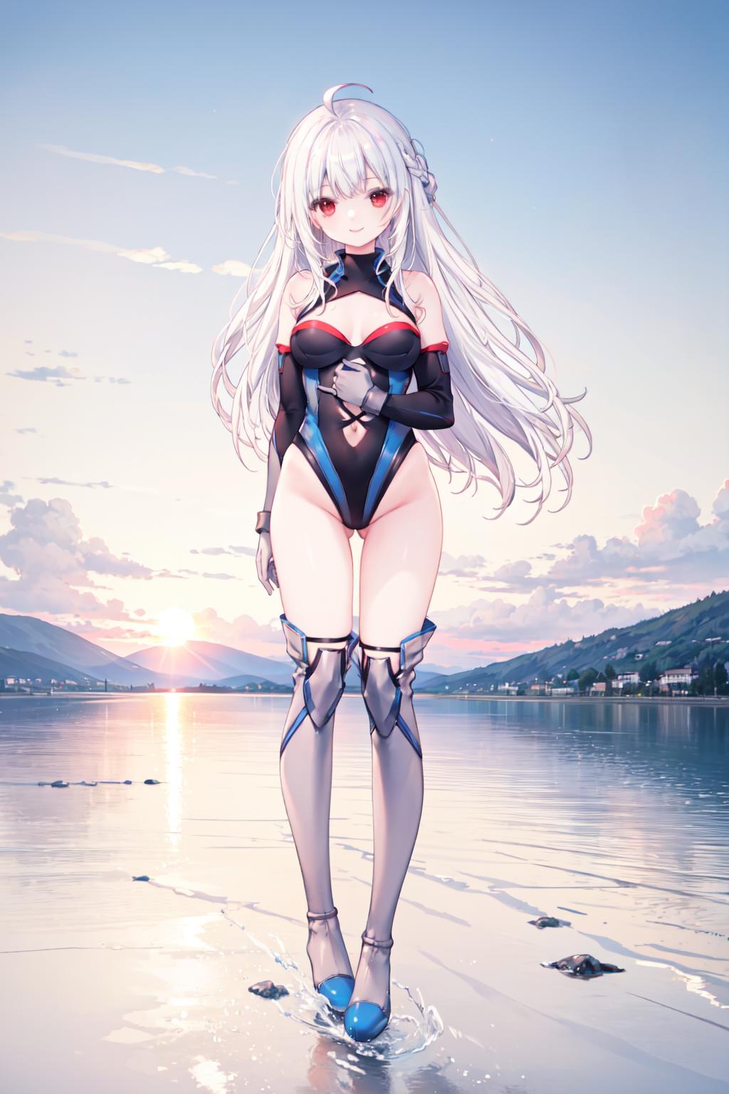 [costume][cosplay]Fierute leotard from ensemble otome game/音符社少女之剑 菲露特紧身衣 v1.0