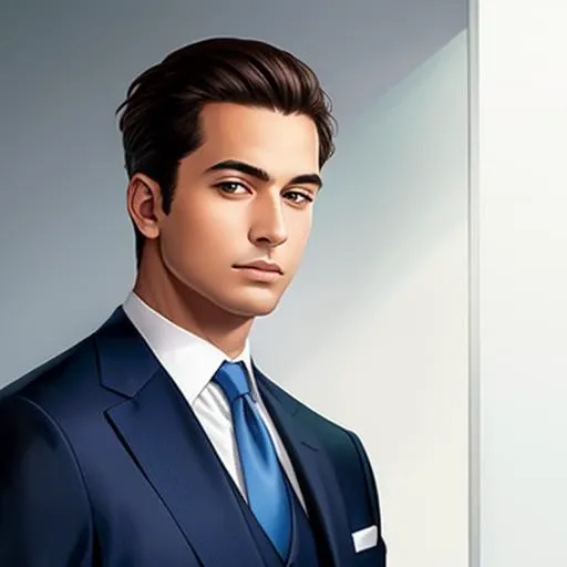man, suit, portrait