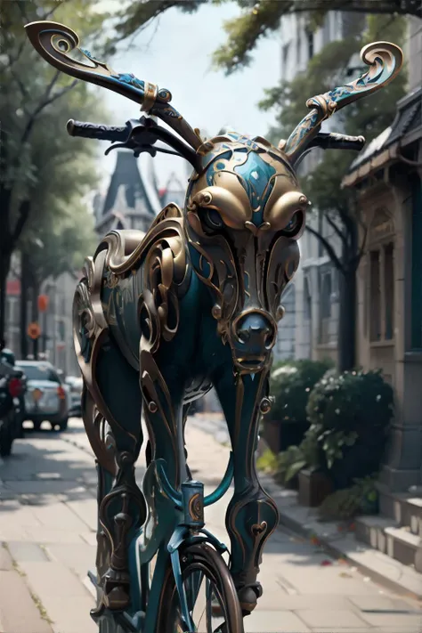 <lora:artnouveauai:0.8>, artnouveauai bicycle, <lora:detailslider:0.5> || artnouveau, masterpiece, 8k, high resolution, shallow depth of field, sharp focus