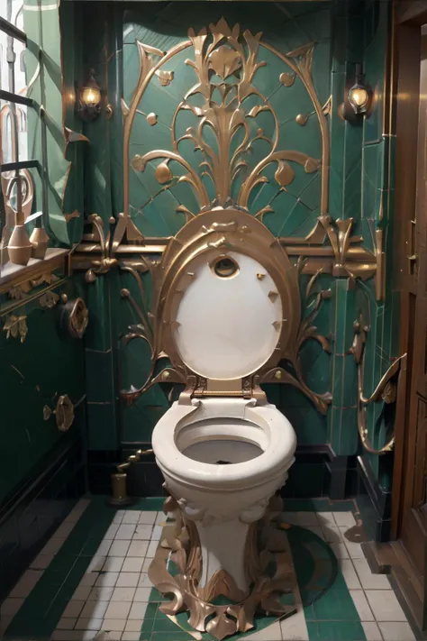 <lora:artnouveauai:0.8>, artnouveauai toilet, <lora:detailslider:0.5> || dress, wood, artnouveau, masterpiece, 8k, high resolution, shallow depth of field, sharp focus